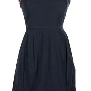 Vineyard Vines Black Mini Dress with Pink Details